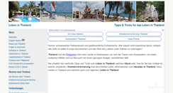 Desktop Screenshot of leben-in-thailand.de